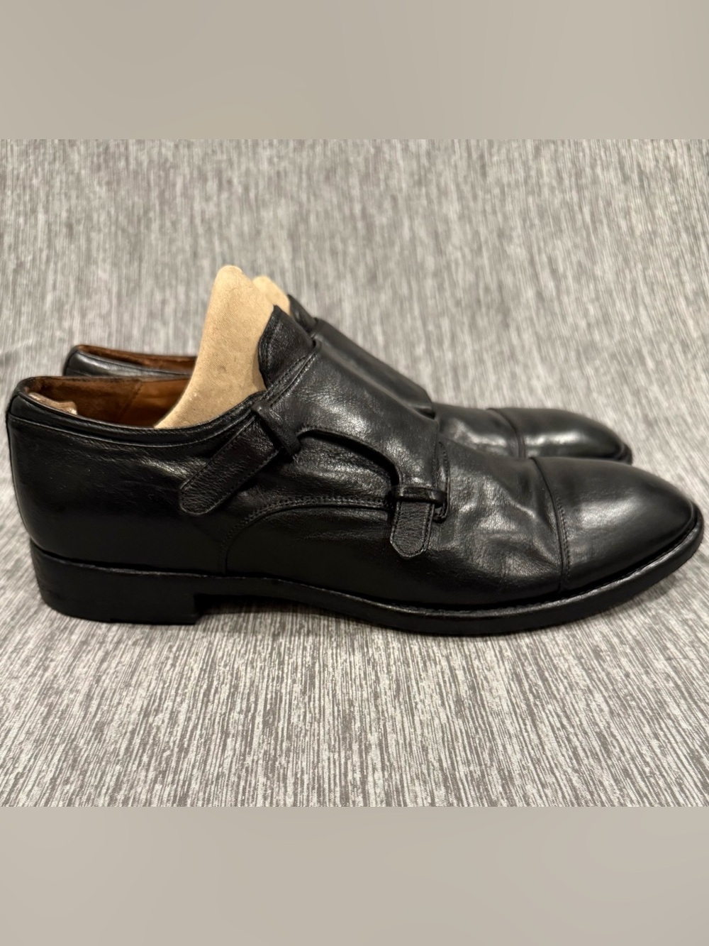 Officine Creative Princeton Leather Monk Strap Shoes